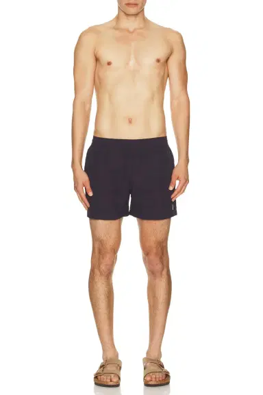 AUTO-REPLY 4 Grid Pintuck Sebastian Swim Trunk | Thumbnail 3