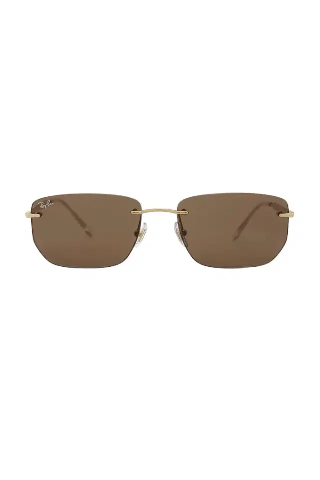 Ray-Ban RB3768 Rectangular Rimless Sunglasses
