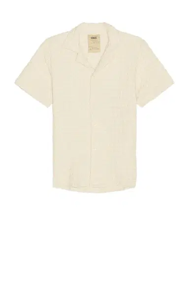 OAS Ecru Cuba Waffle Shirt | Thumbnail 1