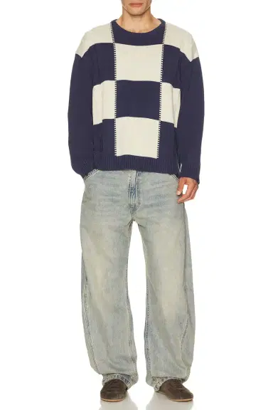 Found Checkered Fisherman Sweater | Thumbnail 3