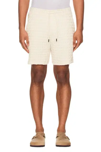 OAS Ecru Porto Waffle Shorts | Thumbnail 1