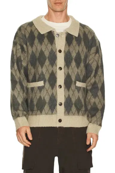 Found Wool Blend Argyle Sweater | Thumbnail 1