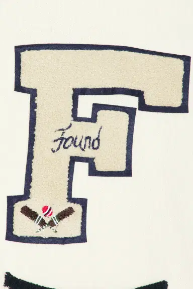 Found Found York Varsity Patch Collared Cardigan | Thumbnail 5