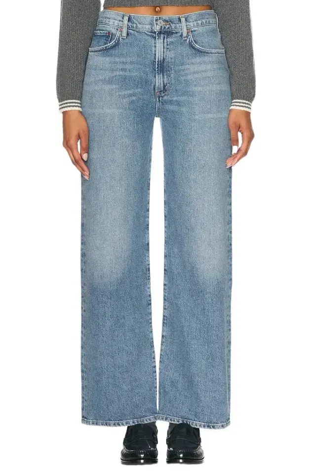 AGOLDE Harper Mid Rise Relaxed Straight Jeans