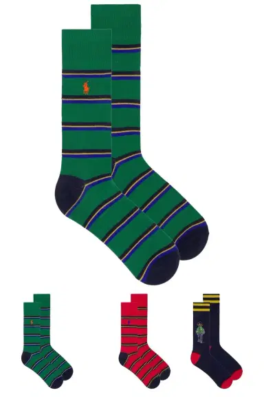 Polo Ralph Lauren Heritage Bear Socks Gift Box | Thumbnail 1