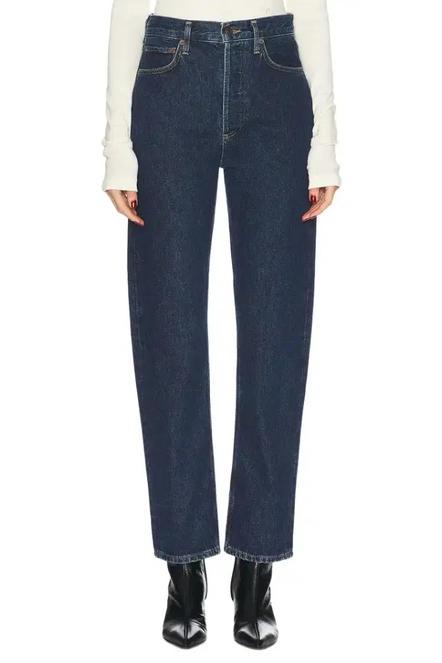 AGOLDE 90's Pinch Waist High Rise Straight Jeans