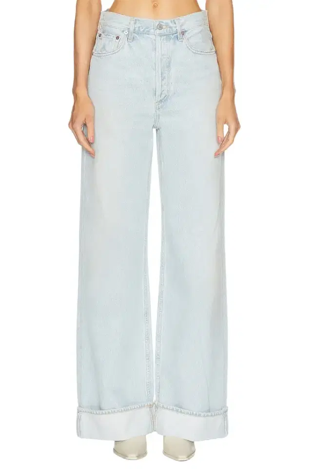 AGOLDE Dame High Rise Wide Leg Jeans
