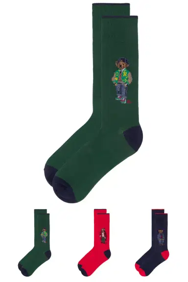 Polo Ralph Lauren Multi Bear Socks Gift Box | Thumbnail 2