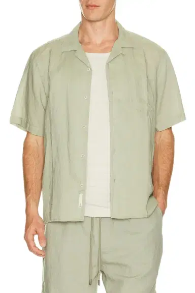 Onia Air Linen Convertible Vacation Shirt | Thumbnail 1