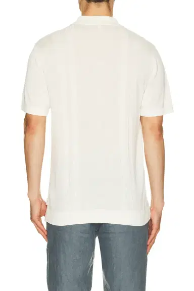 Onia Silk Ribbed Knit Polo Shirt | Thumbnail 2
