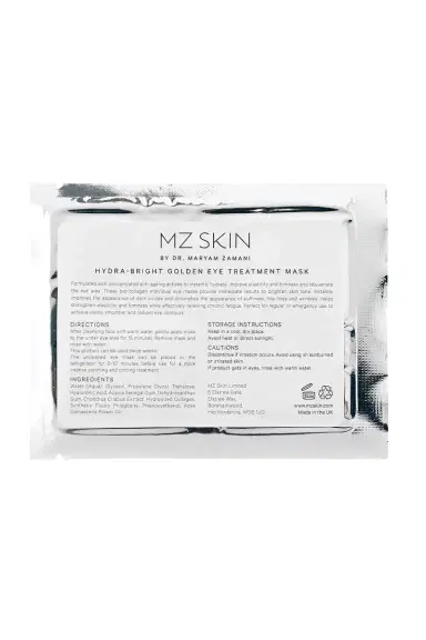 MZ Skin Hydra-Bright Golden Eye Treatment Mask 5 Pack | Thumbnail 3 MZ Skin Hydra-Bright Golden Eye Treatment Mask 5 Pack | Thumbnail 3