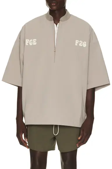 Fear of God Essentials Half Zip Baseball Shirt | Thumbnail 2