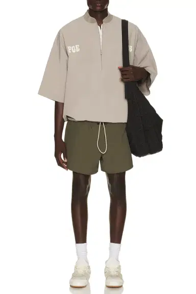 Fear of God Essentials Half Zip Baseball Shirt | Thumbnail 4