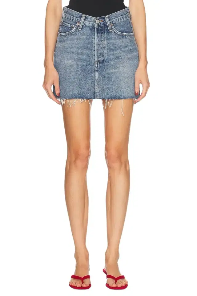 AGOLDE V-waist Mini