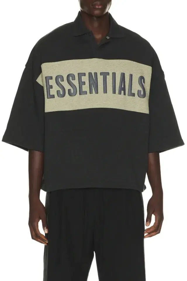Fear of God Essentials Panelled Crop Polo