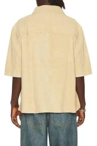 Found Suede Short Sleeve Camp Shirt | Thumbnail 2