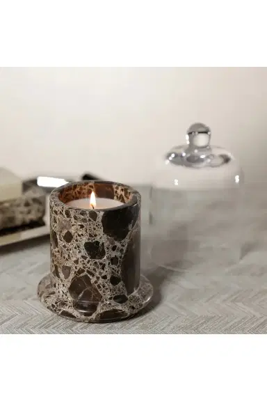 The Favorites Marbella Scented Candle Jar With Cloche | Thumbnail 4 The Favorites Marbella Scented Candle Jar With Cloche | Thumbnail 4