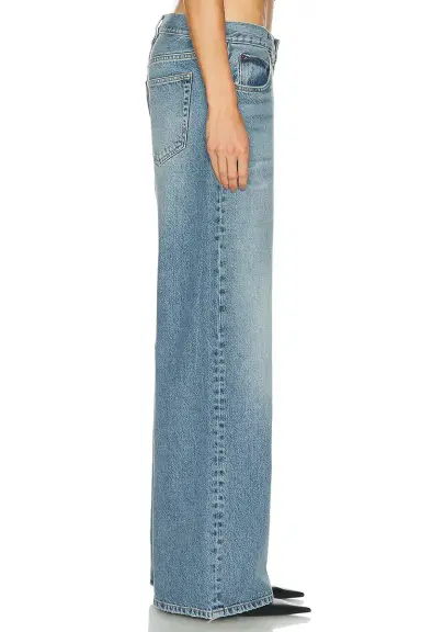 Frame x Alexandra Leclerc The Leo Low Rise Baggy Jean | Thumbnail 3 Frame x Alexandra Leclerc The Leo Low Rise Baggy Jean | Thumbnail 3