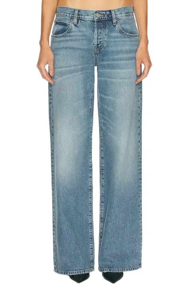 Frame x Alexandra Leclerc The Leo Low Rise Baggy Jean