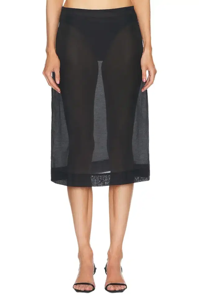 L'Academie Gabin Midi Skirt