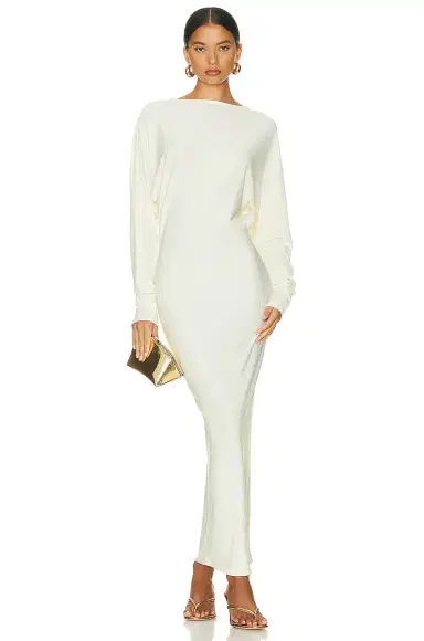 Helsa Matte Jersey Open Back Dress | Thumbnail 1