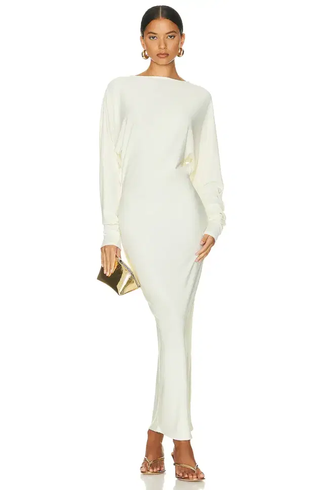 Matte Jersey Open Back Dress