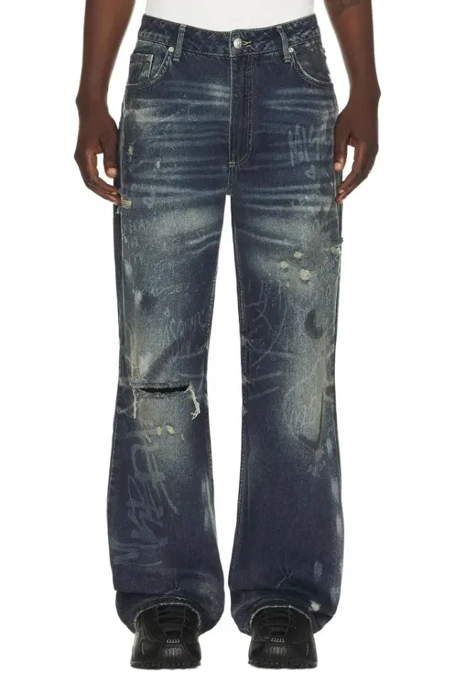 MISBHV Laser Tagged Denim Jeans