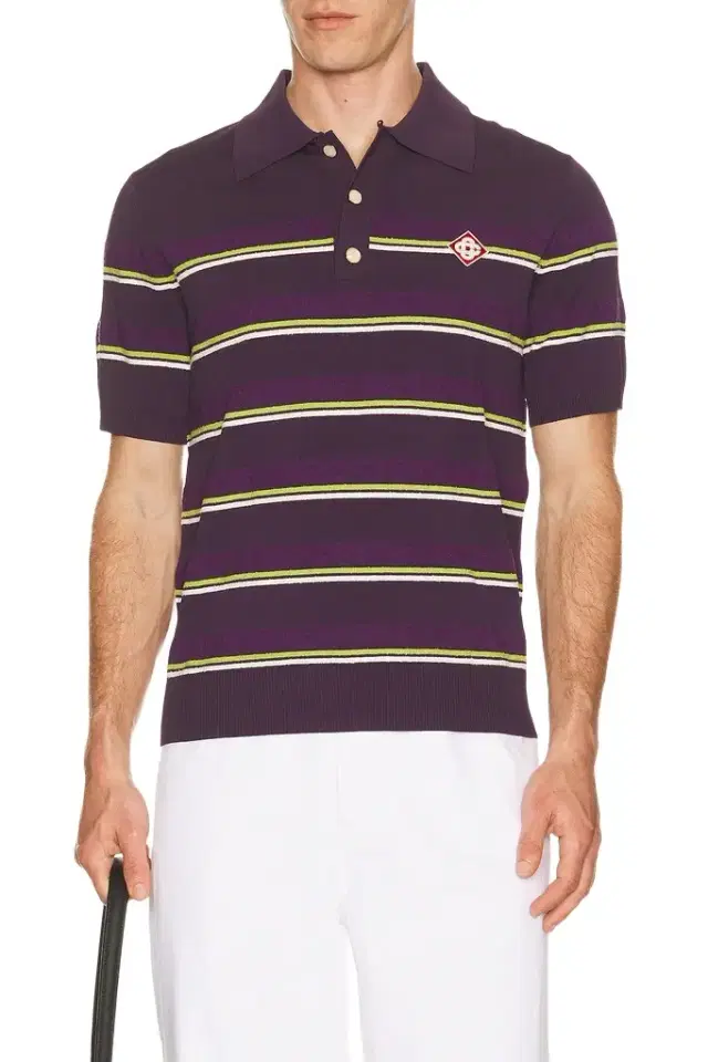 Casablanca Stripe Polo Shirt