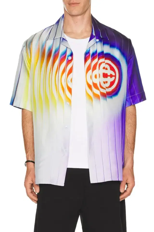 Casablanca Shockwave Cuban Collar Shirt