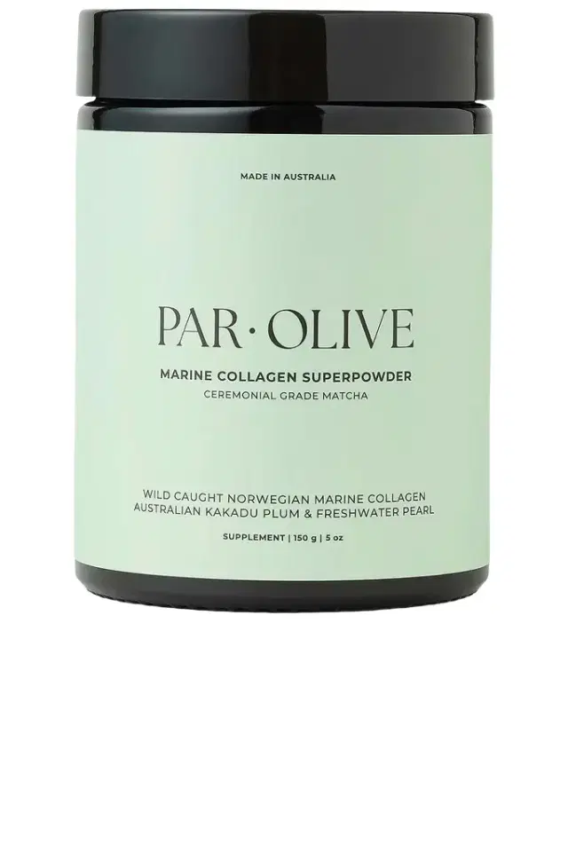 Par Olive Ceremonial Grade Matcha Pearl Marine Collagen Superpowder
