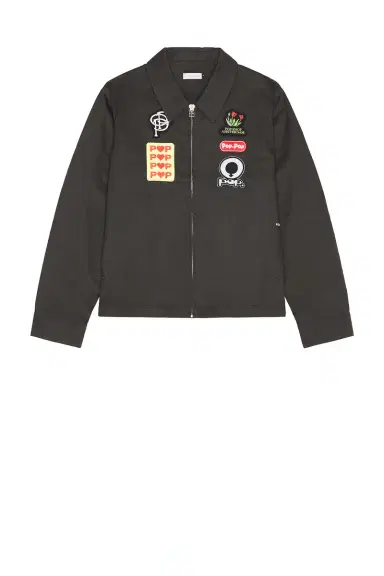 Pop Trading Company Full Zip Worker Jacket | Thumbnail 4