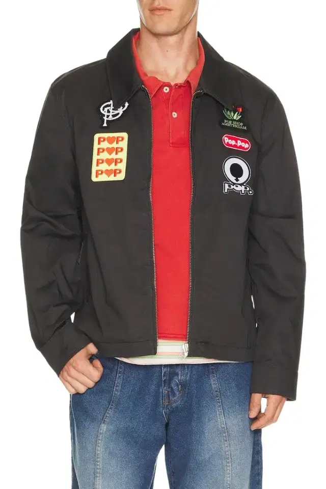Pop Trading Company Full Zip Worker Jacket