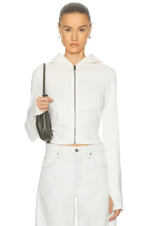 GRLFRND Shrunken Zip Hoodie