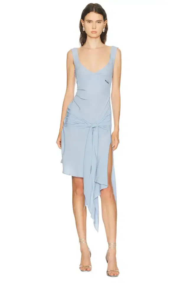 The Attico Draped Mini Dress