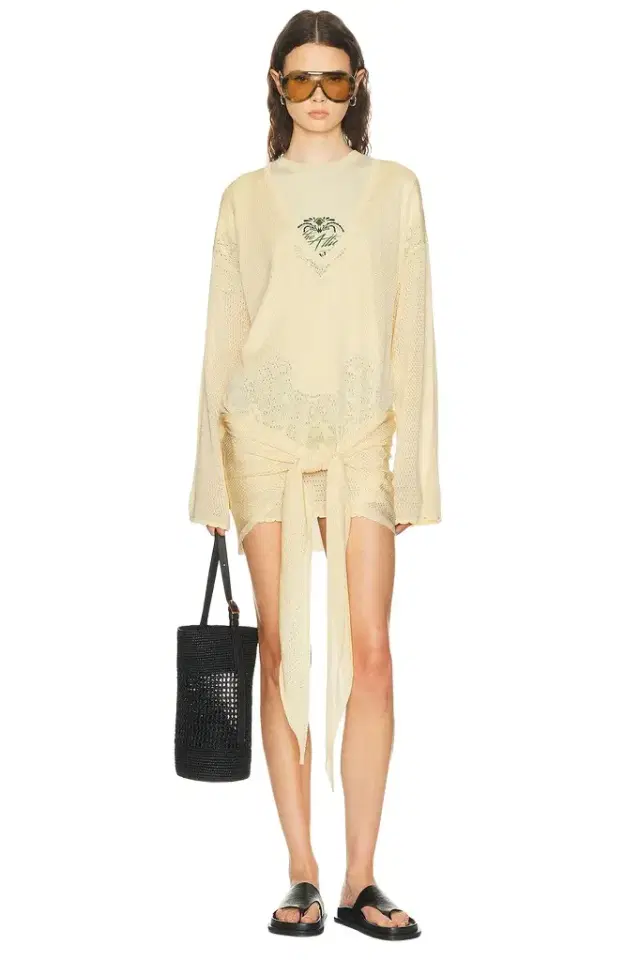 The Attico Wrap Dress