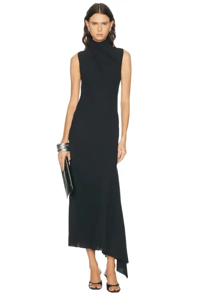 The Attico Turtleneck Midi Dress