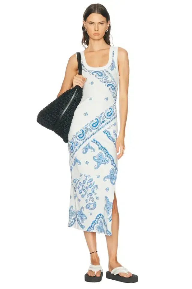 The Attico Paisley Midi Dress
