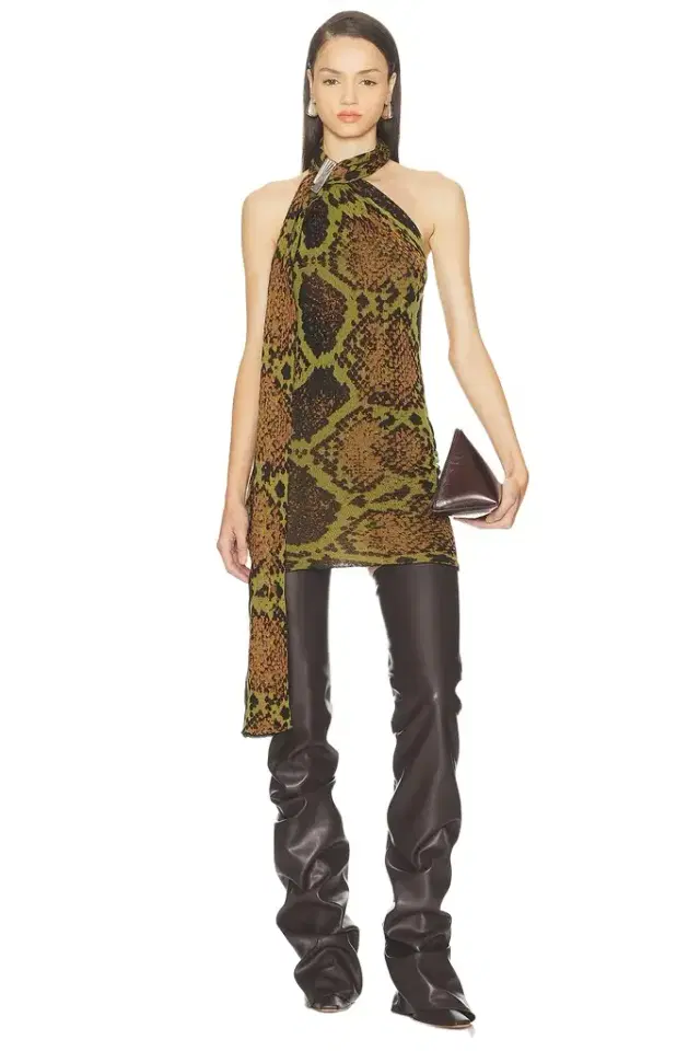 Python Sleeveless Mini Dress Python Sleeveless Mini Dress