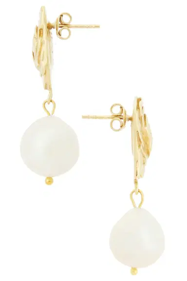 Magda Butrym Floral Pearl Earrings | Thumbnail 3