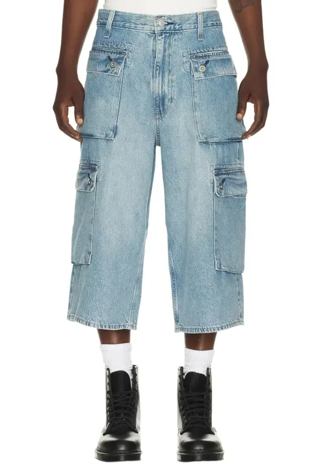 Levi's 478 Baggy Capri Cargo Jeans