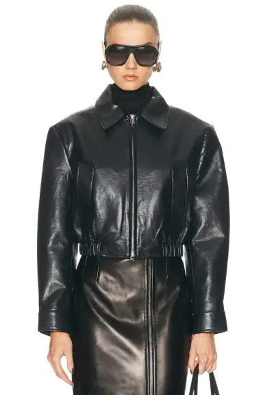 AGOLDE Nahla Cropped Jacket | Thumbnail 1
