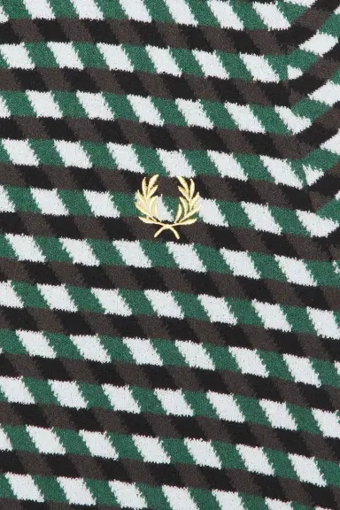 Fred Perry Geometric Knitted Polo | Thumbnail 5