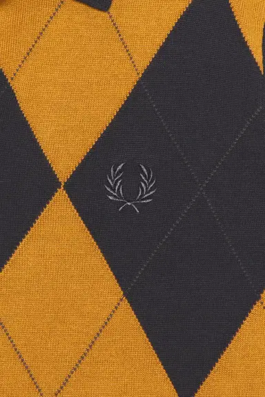 Fred Perry Argyle Button Knitted Shirt | Thumbnail 5