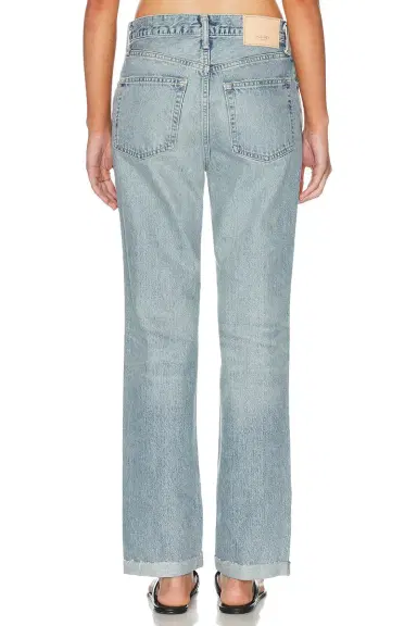 Moussy Vintage Copper Straight Leg Jeans | Thumbnail 4