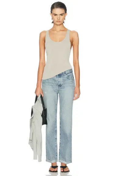 Moussy Vintage Copper Straight Leg Jeans | Thumbnail 5