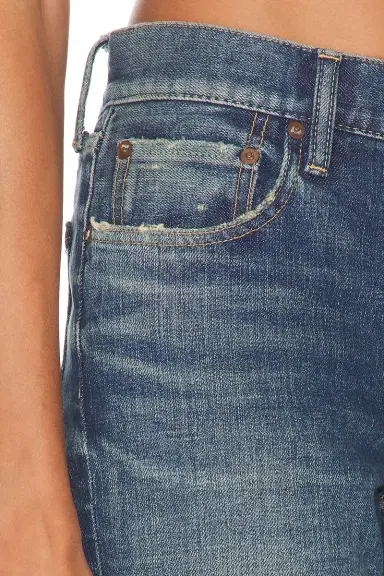 Moussy Vintage Hadley Straight Low Rise Jeans | Thumbnail 6