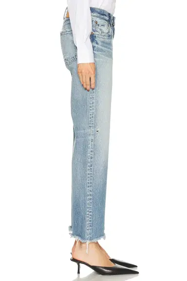 Moussy Vintage Mattapan Straight Low Rise Jeans | Thumbnail 3