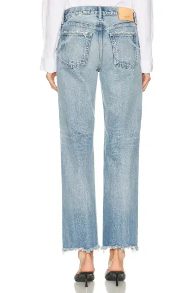 Moussy Vintage Mattapan Straight Low Rise Jeans | Thumbnail 4