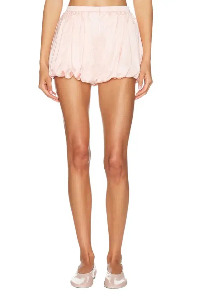 Helsa Sateen Puff Shorts