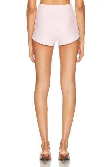 Helsa Washed Linen Micro Short | Thumbnail 5